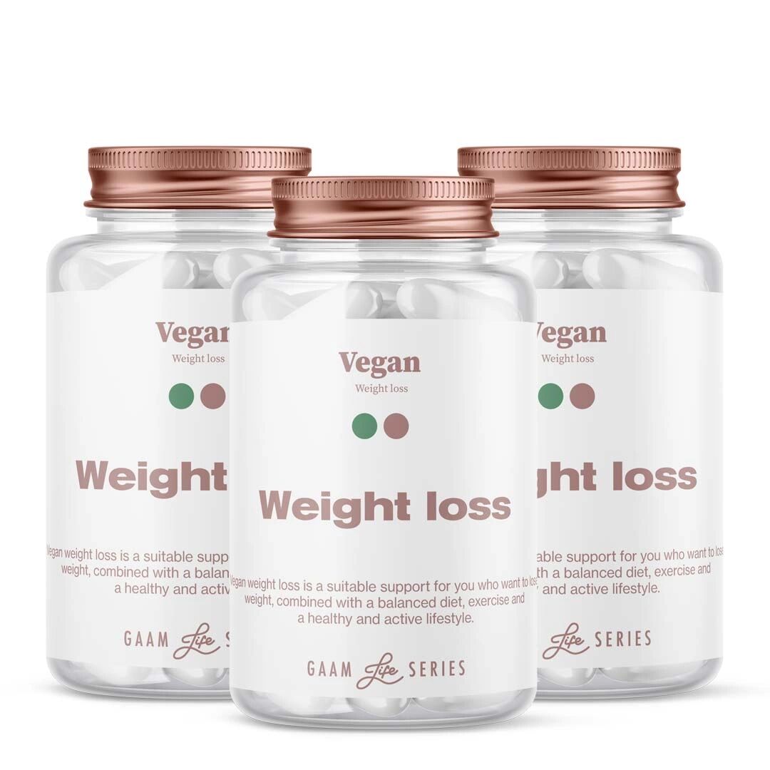 Gaam Life Series Vegan Weight Loss, 180 Caps