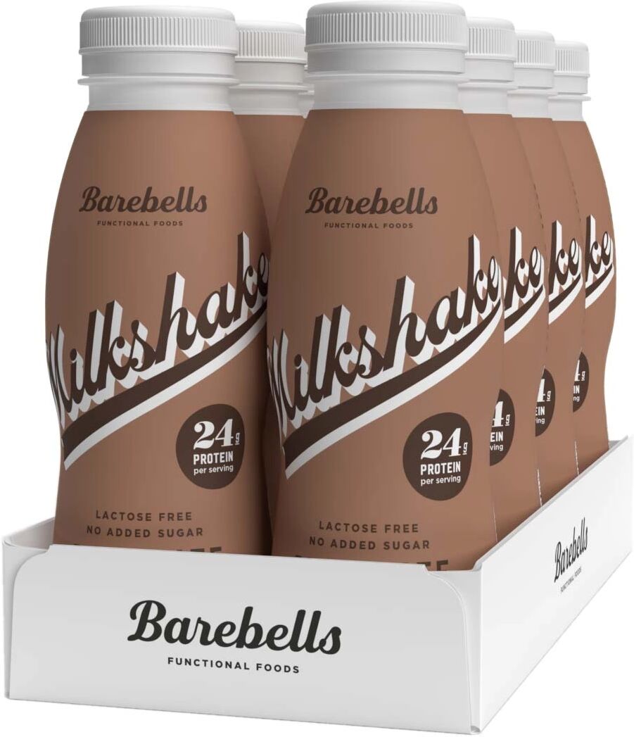 Barebells 8 X Barebells Milkshake, 330 Ml, Chocolate