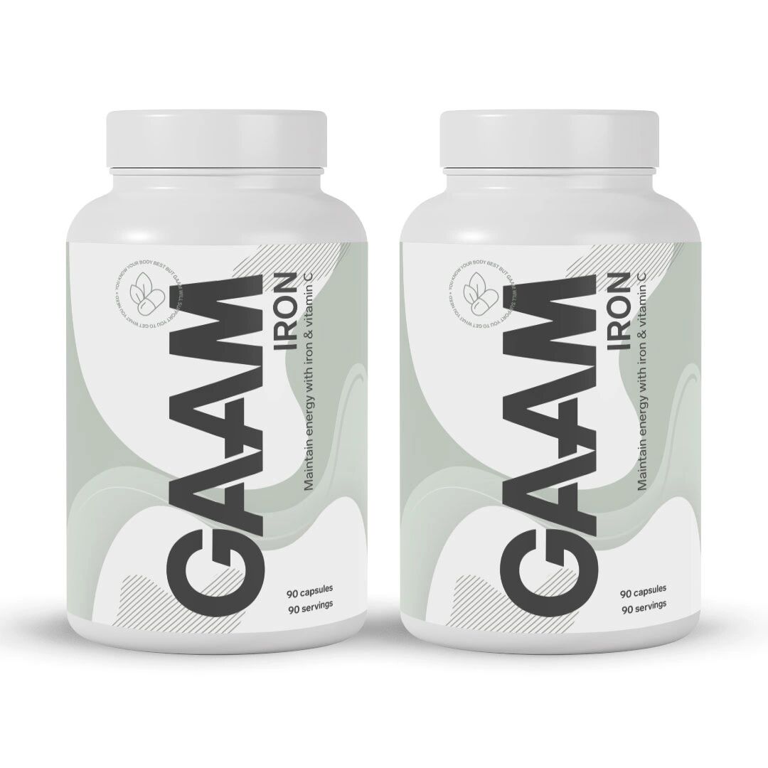 Gaam Health Series Iron, 180 Caps
