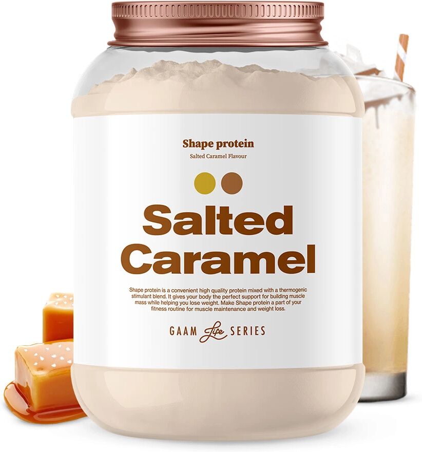 Gaam Life Series Shape Protein, 908 G, Salted Caramel