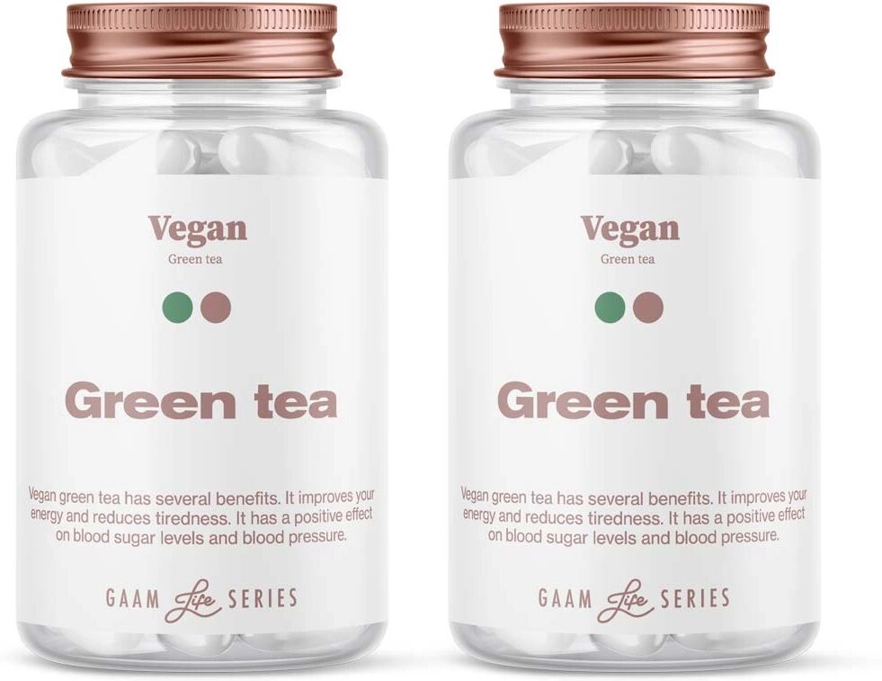 Gaam Life Series Vegan Green Tea, 120 Caps