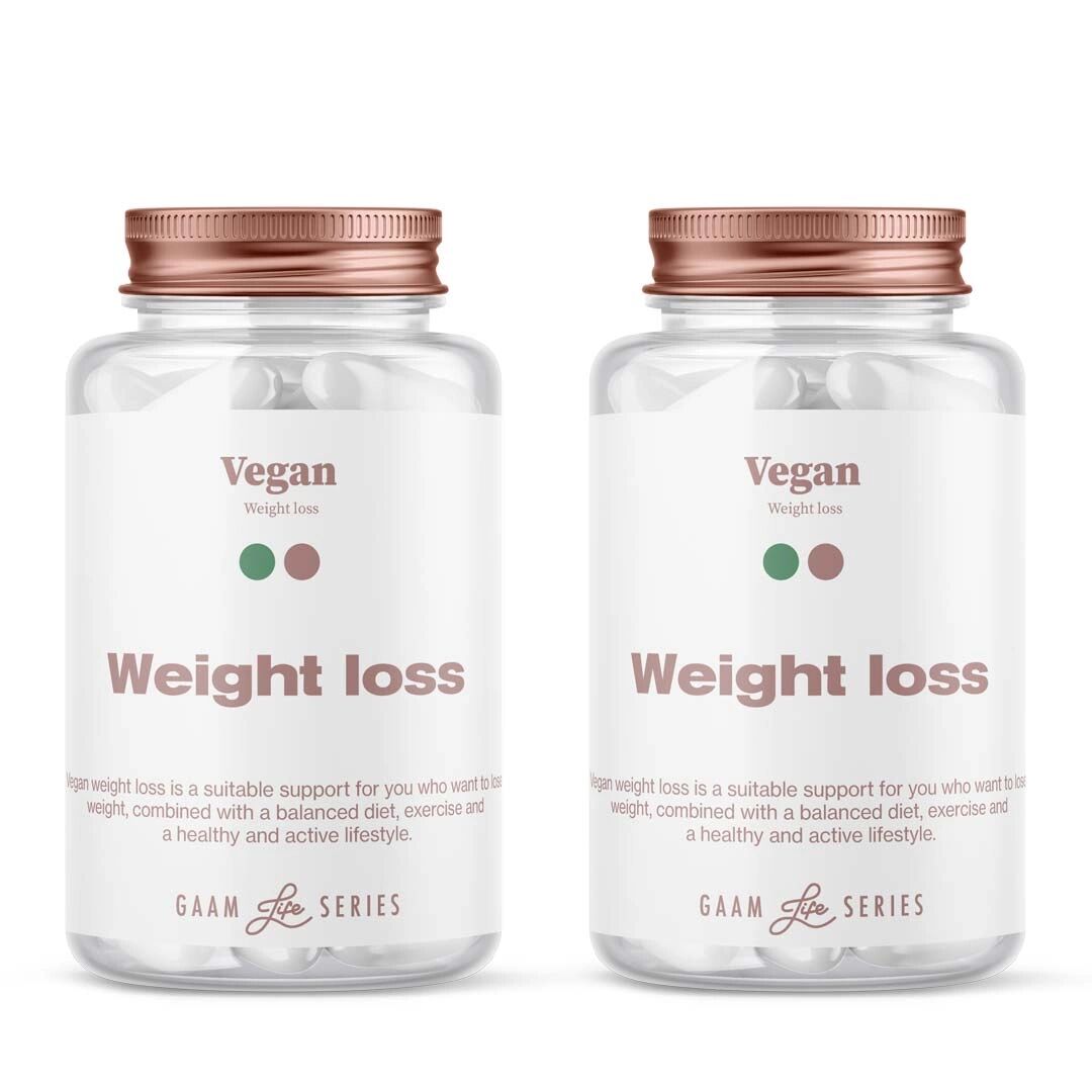 Gaam Life Series Vegan Weight Loss, 120 Caps