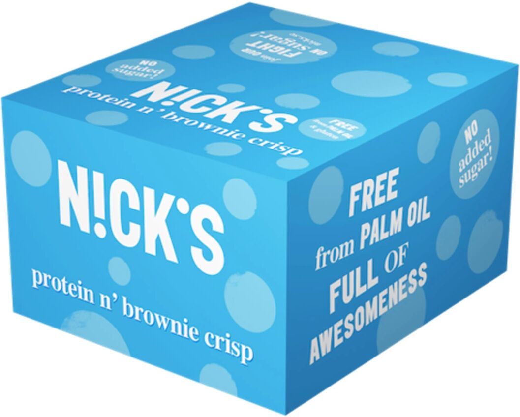 NICKS 16 X Nicks Proteinbar, 50 G, Protein & Brownie Crisp