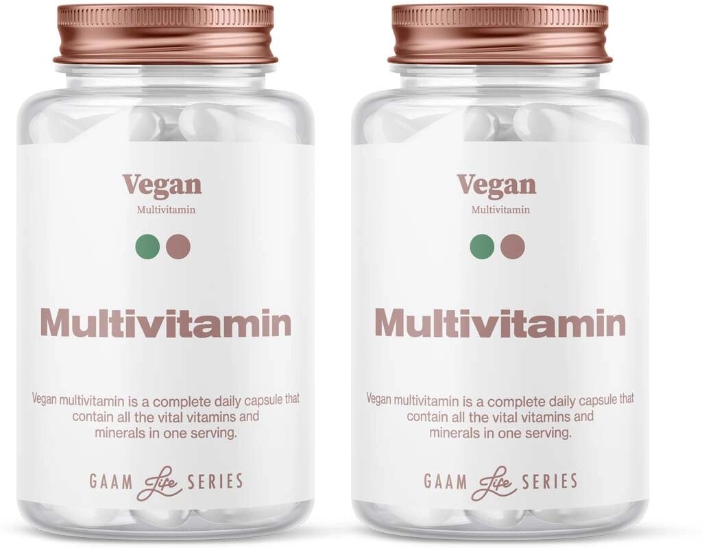 Gaam Life Series Vegan Multivitamin, 120 Caps