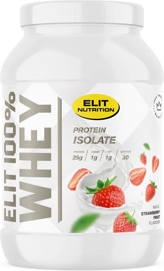 Elit Nutrition 100% Whey Isolate, 900 G, Strawberry Fruit