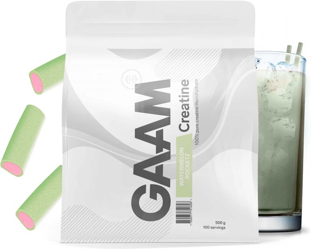 Candy Gaam Candy Series Creatine, 500 G, Watermelon Rocketz