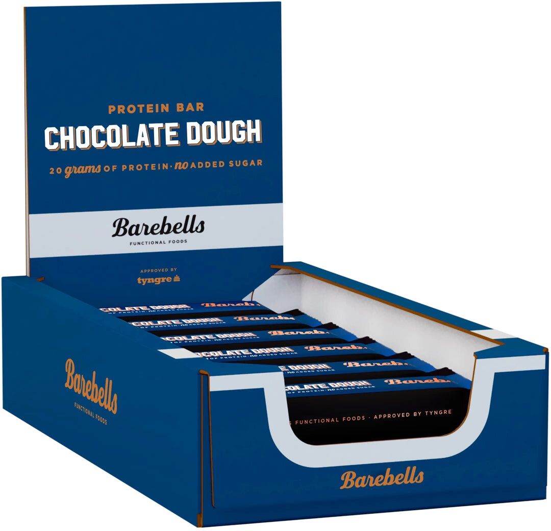 Barebells 12 X Barebells Protein Bar, 55 G, Chocolate Dough