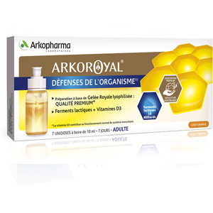 Arkopharma Arkoroyal Défenses de l'Organisme 7 unidoses - Publicité