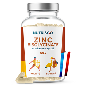 Nutri & Co Nutri&Co; Zinc et Selenium Immunite, Fertilite et Peau Vegan 60 gelules