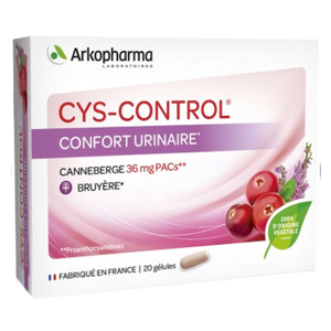 Arkopharma Cys-Control Confort Urinaire Canneberge 20 gélules - Publicité