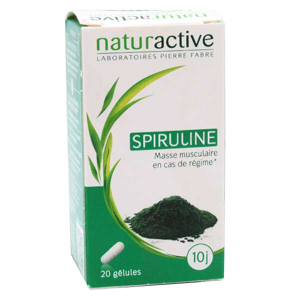 Naturactive Spiruline 20 gélules - Publicité