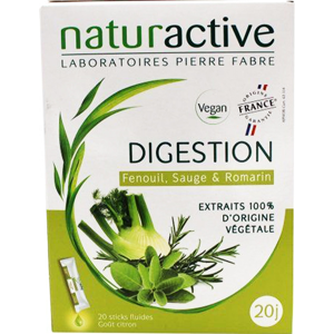 Naturactive Digestion Gout Citron 20 sticks fluides