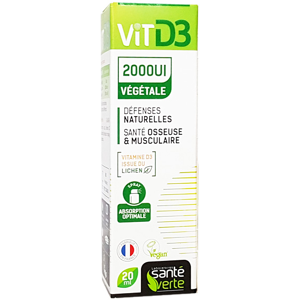 Sante Verte Vit D3 2000UI Vegetale 20ml