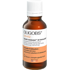 Laboratoire CCD Oligobs Vitamines D3 + K2 15ml