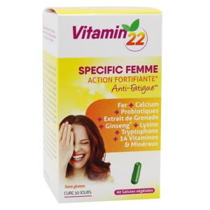 Ineldea Vitamin 22 Specific Femme 60 gelules