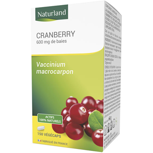 Naturland Cranberry 150 vegecaps