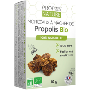 Propos'Nature Propos' Nature Apithérapie Propolis Pure à Mâcher Bio 10g - Publicité