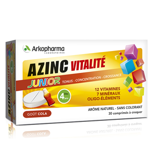 Arkopharma Azinc Vitalite Junior Gout Cola 30 comprimes