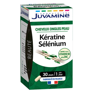 Juvamine Keratine et Selenium 30 gelules