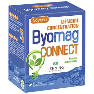 Lehning Vitalité Byomag Connect 60 gélules - Publicité