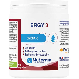 Nutergia Ergy 3 180 capsules