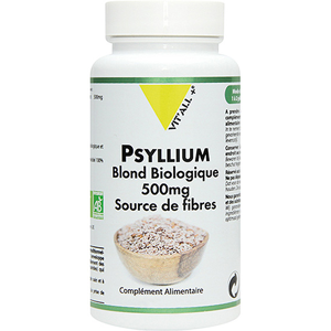 Vit'all+ Psyllium Blond 500mg Bio 100 gélules végétales - Publicité