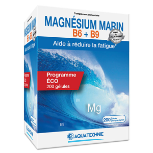 Biotechnie Fourreau Magnesium Marin B6 + B9 200 gelules