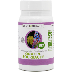 L Herbothicaire L'Herbôthicaire Onagre Bourrache Bio 60 capsules - Publicité