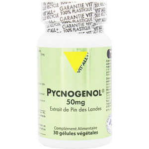 Vit'all+ Pycnogenol 50mg 30 gélules végétales - Publicité