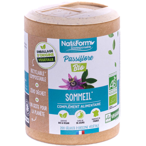 Nat & Form Écoresponsable Passiflore Bio 200 gelules