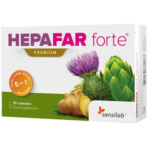 Sensilab Hepafar Forte Premium Detox Foie 30 capsules