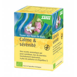 Salus Tisane Fleurs de Bach Calme & Sérénité 15 sachets - Publicité