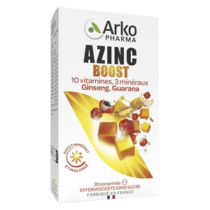 Arkopharma Azinc Boost 20 comprimes effervescents