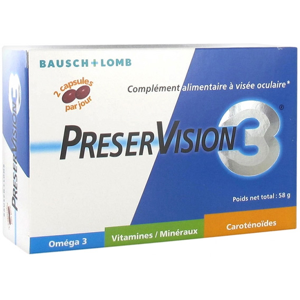 Bausch & Lomb Preservision 3 60 capsules - Publicité