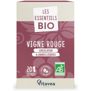 Vitavea Nutrisanté Les Nutri'Sentiels Bio Vigne Rouge 40 gélules - Publicité