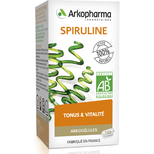 Arkopharma Arkogélules Spiruline Bio 150 gélules - Publicité