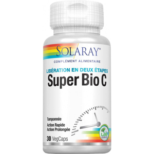 Solaray Super Bio C Tamponnee 500mg 30 capsules vegetales