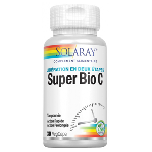 Solaray Super Bio C Tamponnée 500mg 30 capsules végétales - Publicité