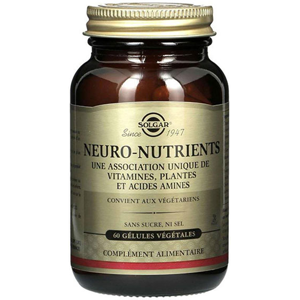 Solgar Neuro Nutrients 60 gélules végétales - Publicité