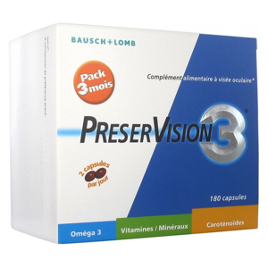 Bausch & Lomb Preservision 3 180 capsules - Publicité