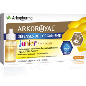 Arkopharma Arkoroyal Defenses de l'Organisme Junior 5 unidoses