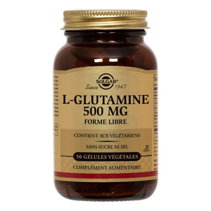 Solgar L-Glutamine 500mg 50 gelules vegetales