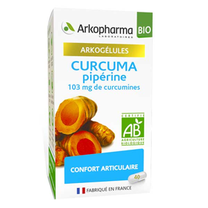 Arkopharma Arkogelules Curcuma Piperine 40 gelules