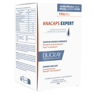 Ducray Anacaps Expert Chute de Cheveux Chronique 90 gelules