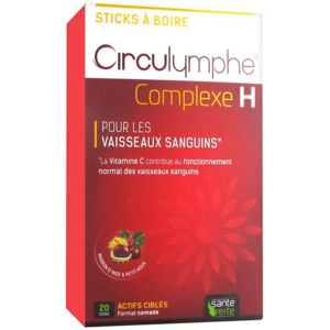 Santé Verte Circulymphe Complexe H 20 sticks - Publicité