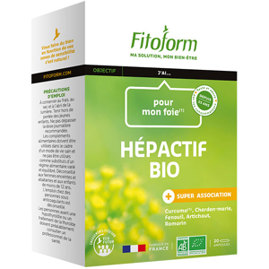 Fitoform Hepactif Bio 20 ampoules