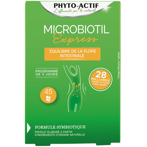 Probiotiques Microbiotil Express 45 gélules