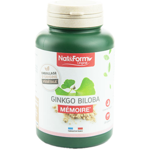 Nat & Form Original Ginkgo Biloba 200 gélules - Publicité