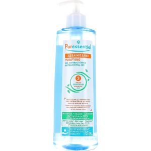 Puressentiel Assainissant Gel Antibactérien aux 3 Huiles Essentielles 500ml - Publicité