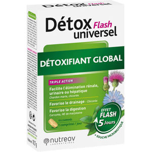 Nutreov Physcience Detox Flash Universel 5 Jours 10 comprimes